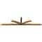 Ekena Millwork Richland Timber Gable Bracket, Western Red Cedar, 108"W x 27"H x 3 1/2"D x 3 1/2"F, 6/12 Pitch GBW108X27X0404RIC00SWR - alternate 5
